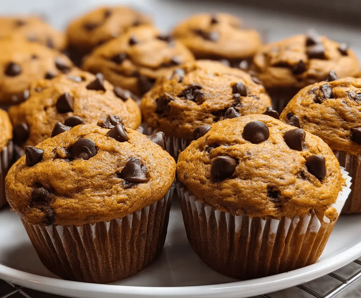 Moist Pumpkin Chocolate Chip Muffins Recipe