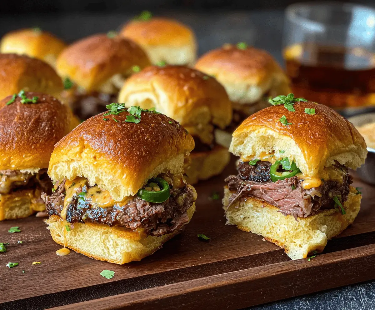 Easy Cowboy Butter Steak Sliders Recipe