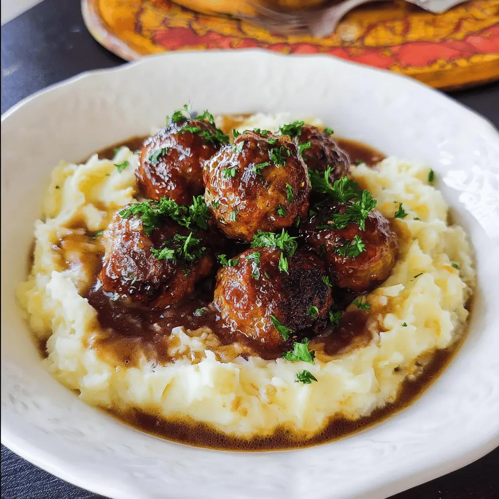 Classic Salisbury Steak with Creamy Mashed Potatoes