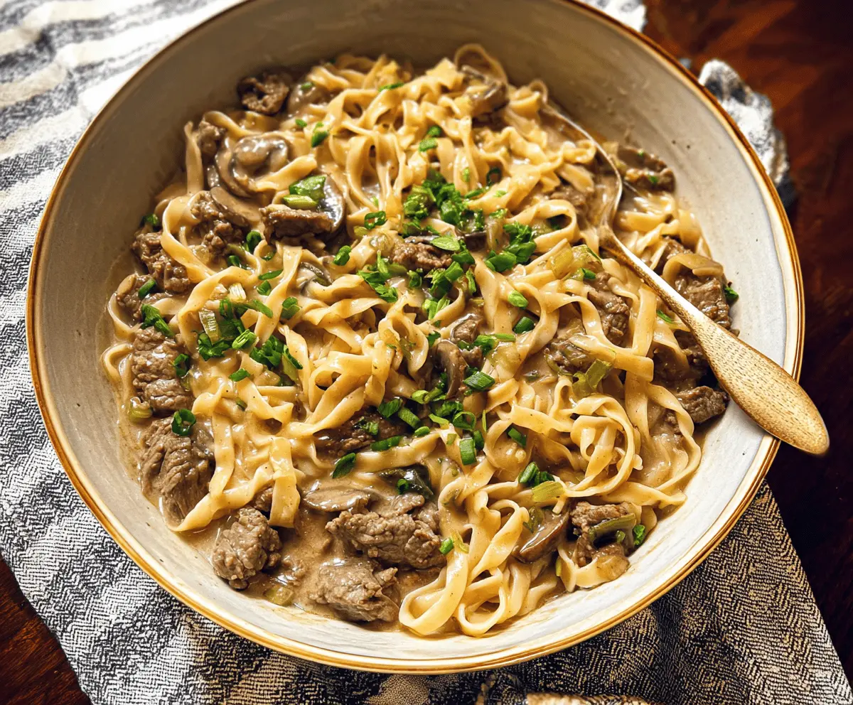 Easy 30-Minute Beef and Noodles Recipe