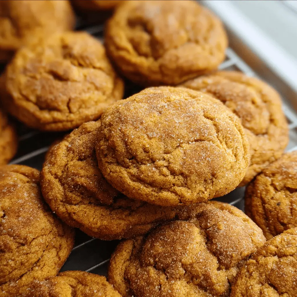 Soft and Chewy Pumpkin Cookies Recipe
