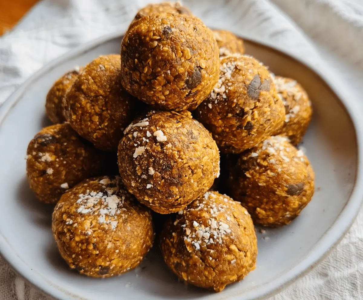 Easy Pumpkin Protein Balls