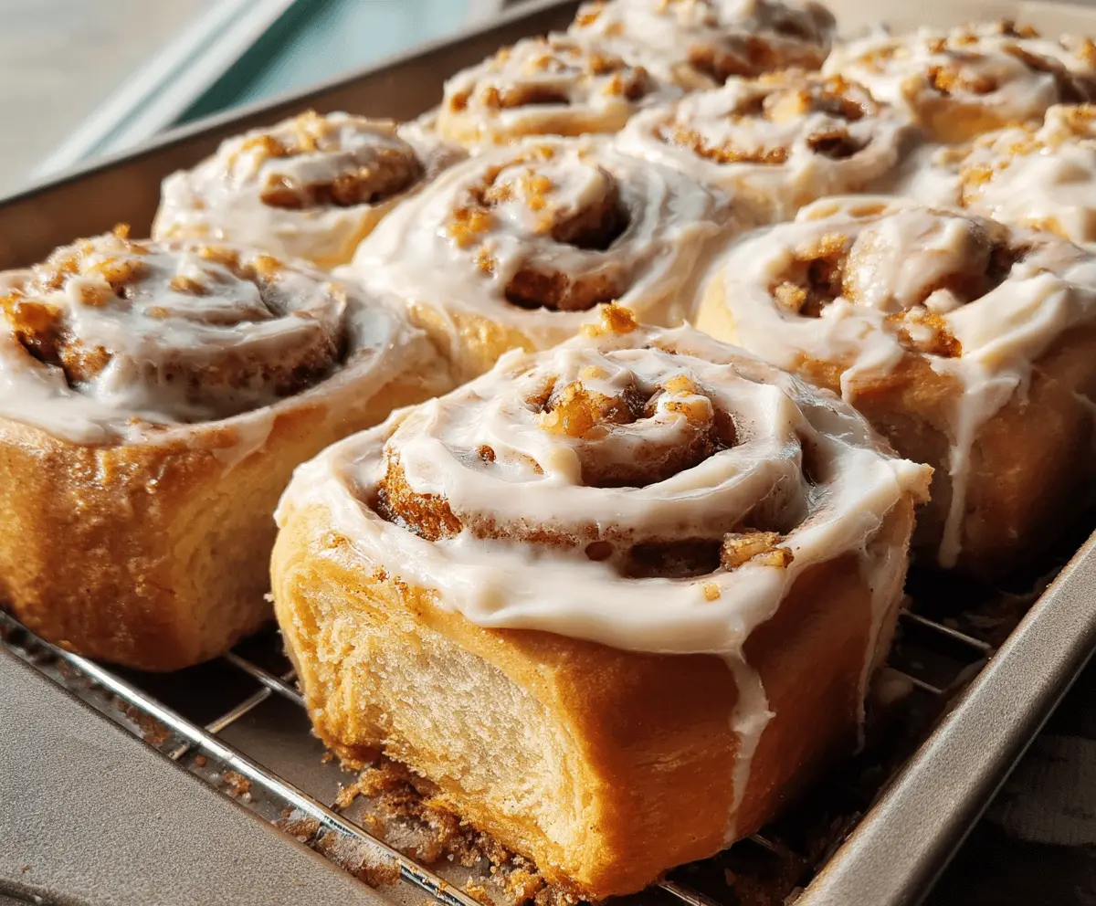 Banana Bread Cinnamon Rolls With Cream Cheese Frosting