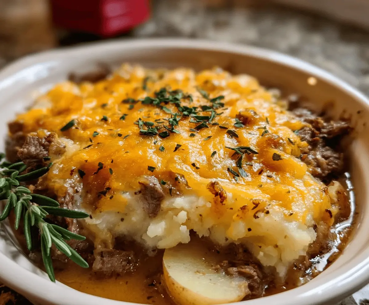 Slow Cooker Steak and Cheddar Potato Casserole Recipe