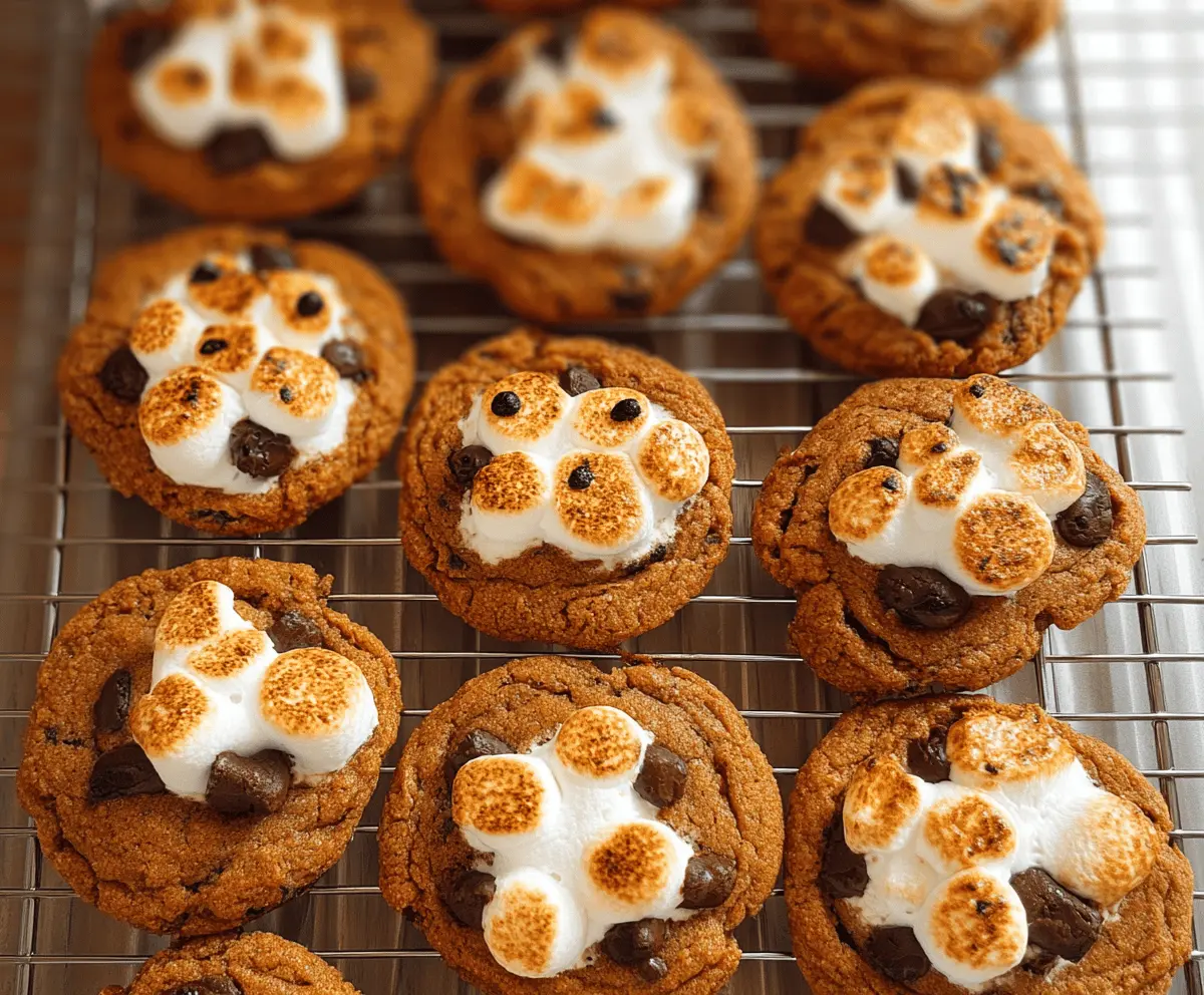 Soft Pumpkin S’mores Cookies Recipe