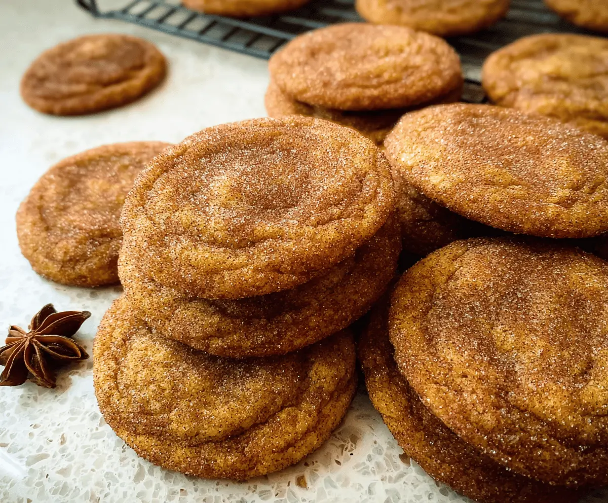Brown Butter Pumpkin Snickerdoodle Cookies Recipe