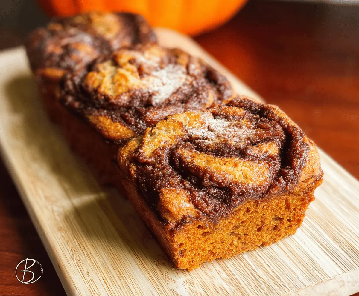 Mini Pumpkin Bread with Cinnamon Swirl Recipe