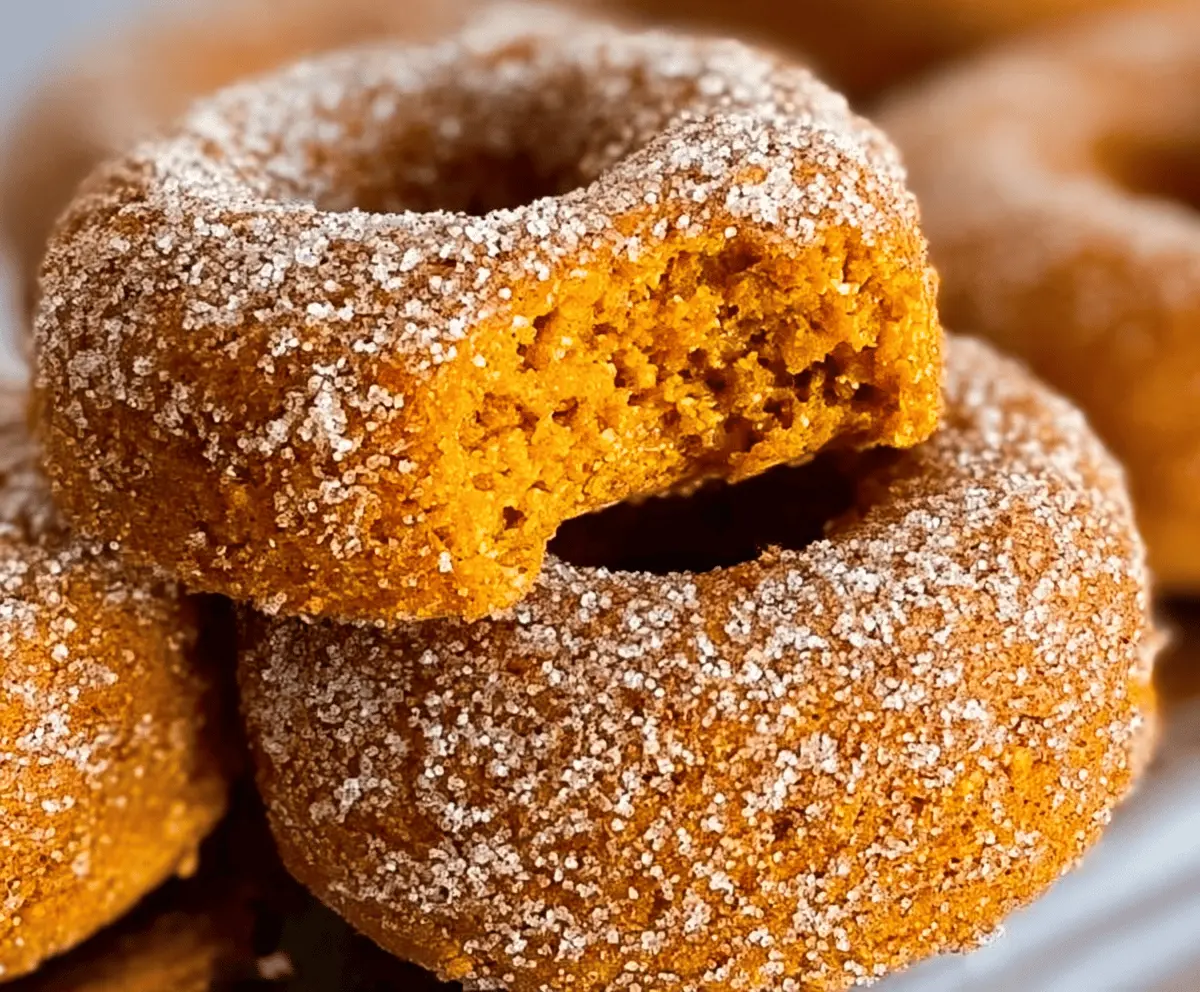 Easy Baked Pumpkin Donuts Recipe for Fall