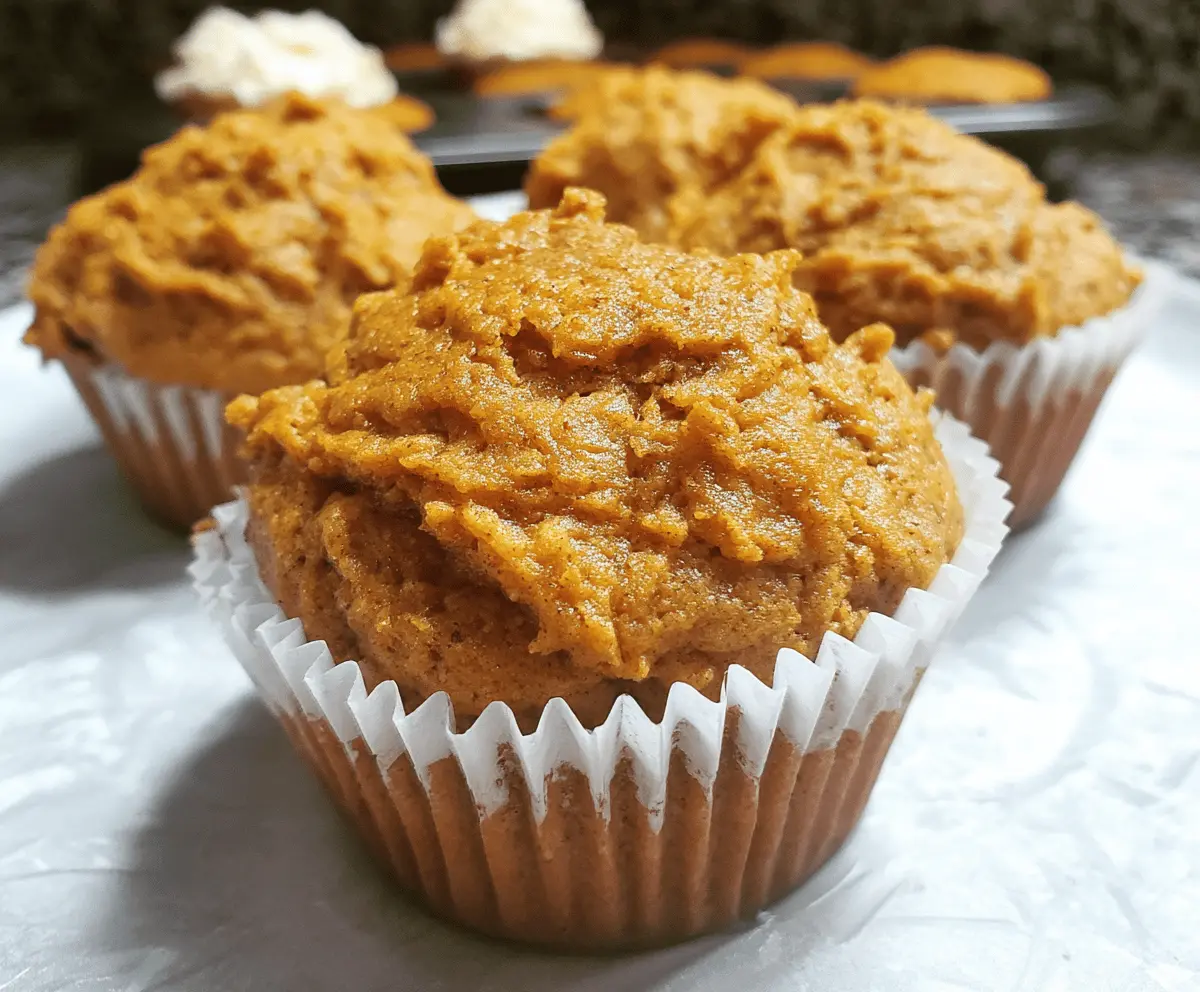 Moist Greek Yogurt Pumpkin Muffins
