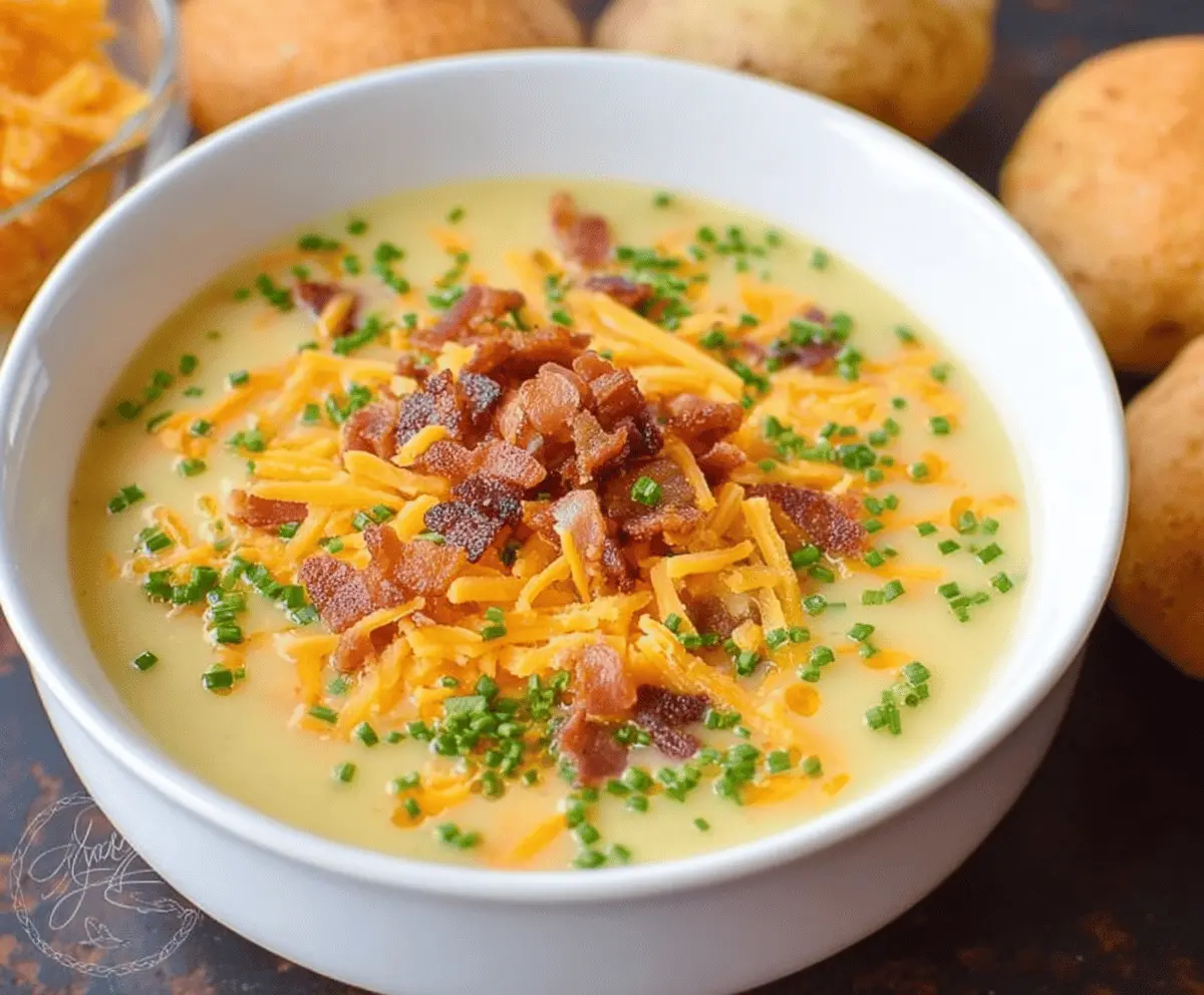 Cheddar Potato Soup