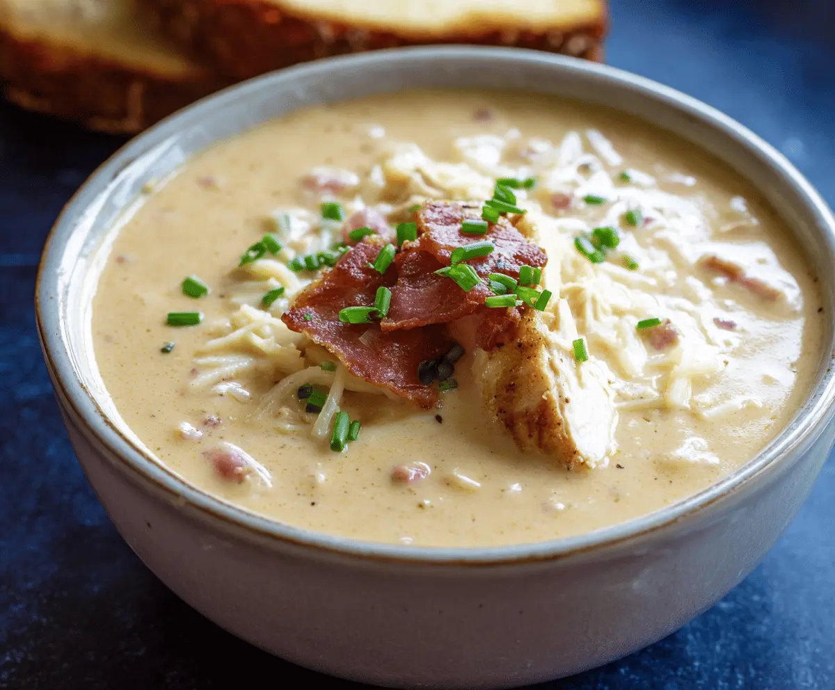 Chicken Cordon Bleu Soup