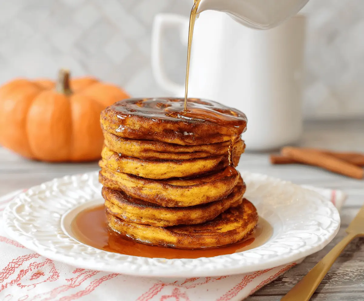 Cinnamon Swirl Pumpkin Pancakes