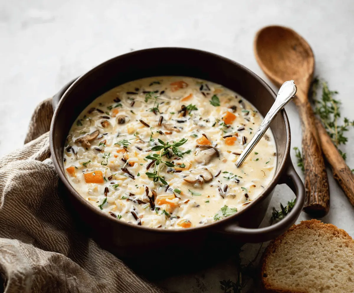 Creamy Wild Rice Soup
