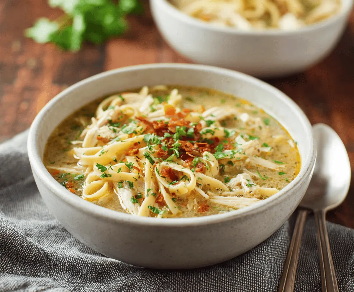 Dairy-Free Chicken Noodle Soup