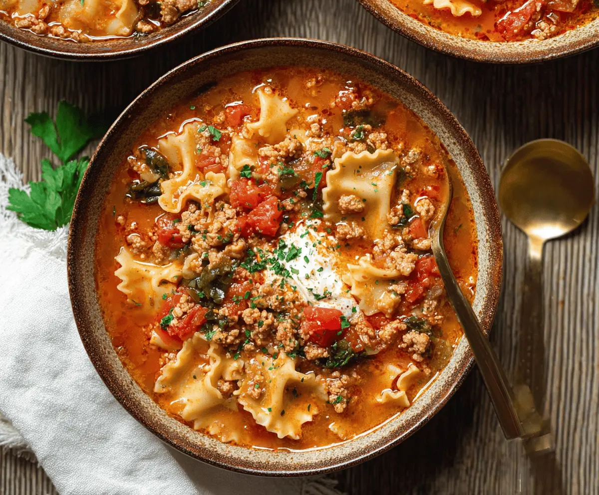 Dairy-Free Lasagna Soup