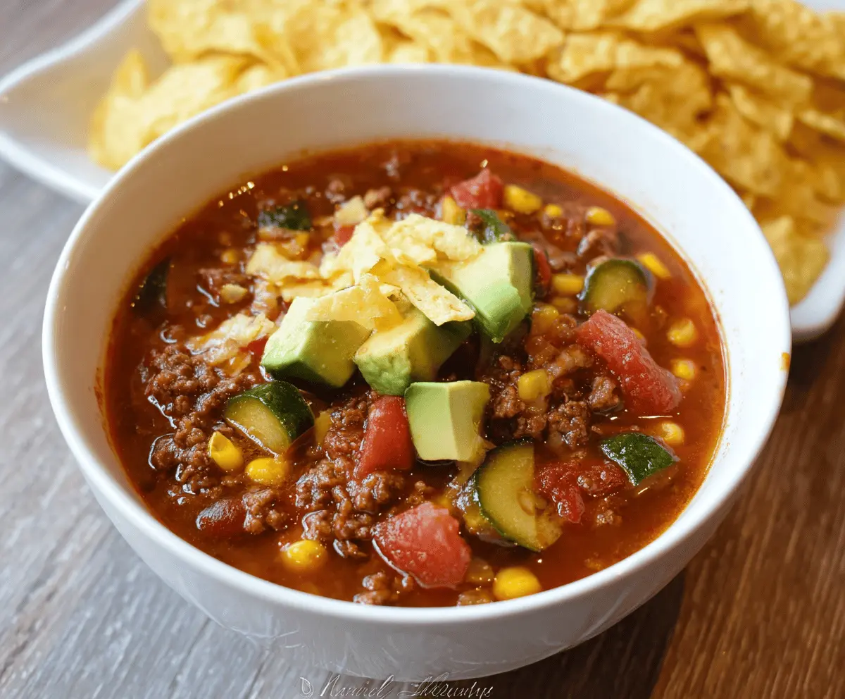 Gluten-Free Taco Soup