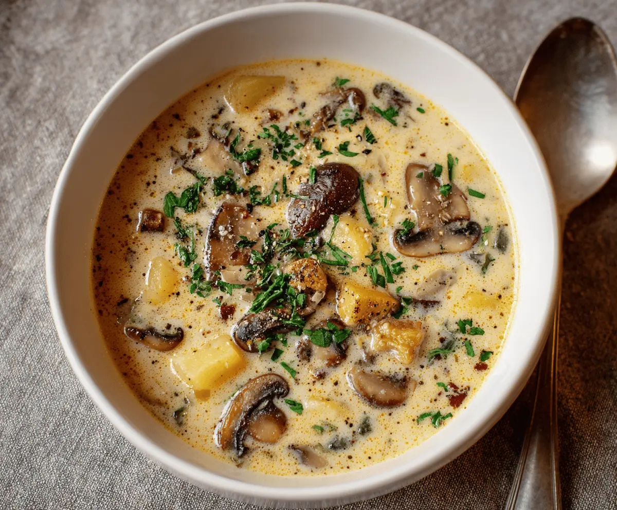 Mushroom Potato Soup