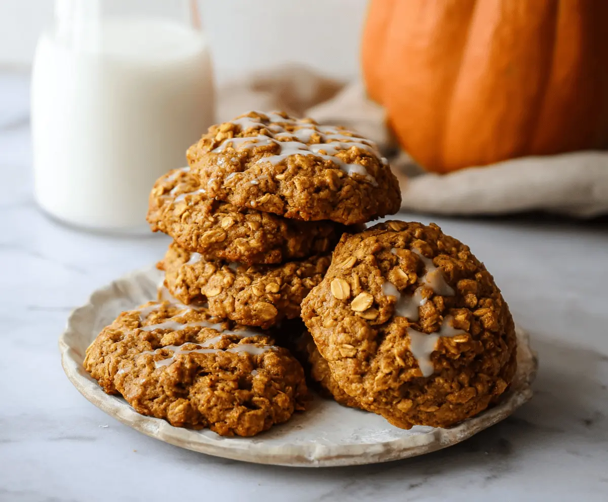 Pumpkin Oatmeal Cookies