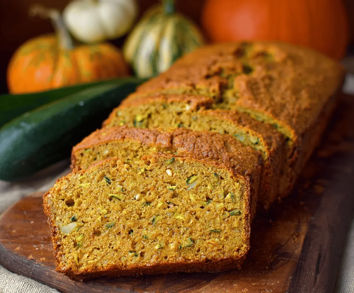 Pumpkin Zucchini Bread