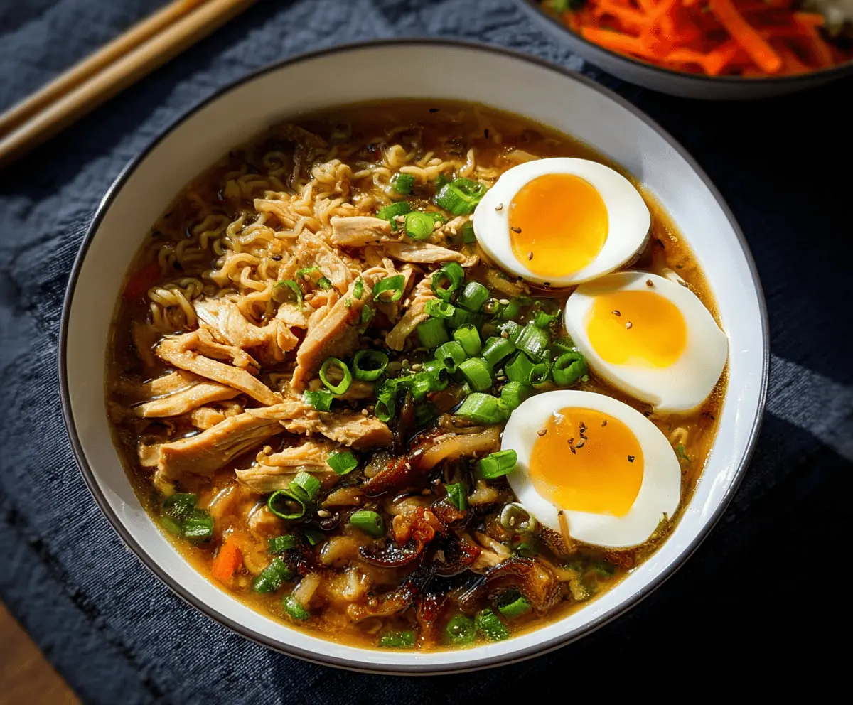Ramen Chicken Noodle Soup