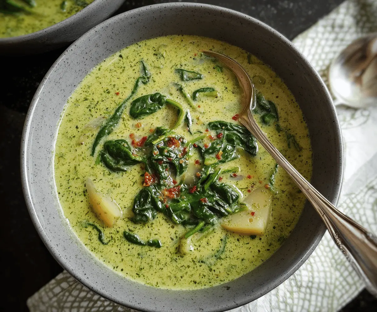 Spinach Potato Soup