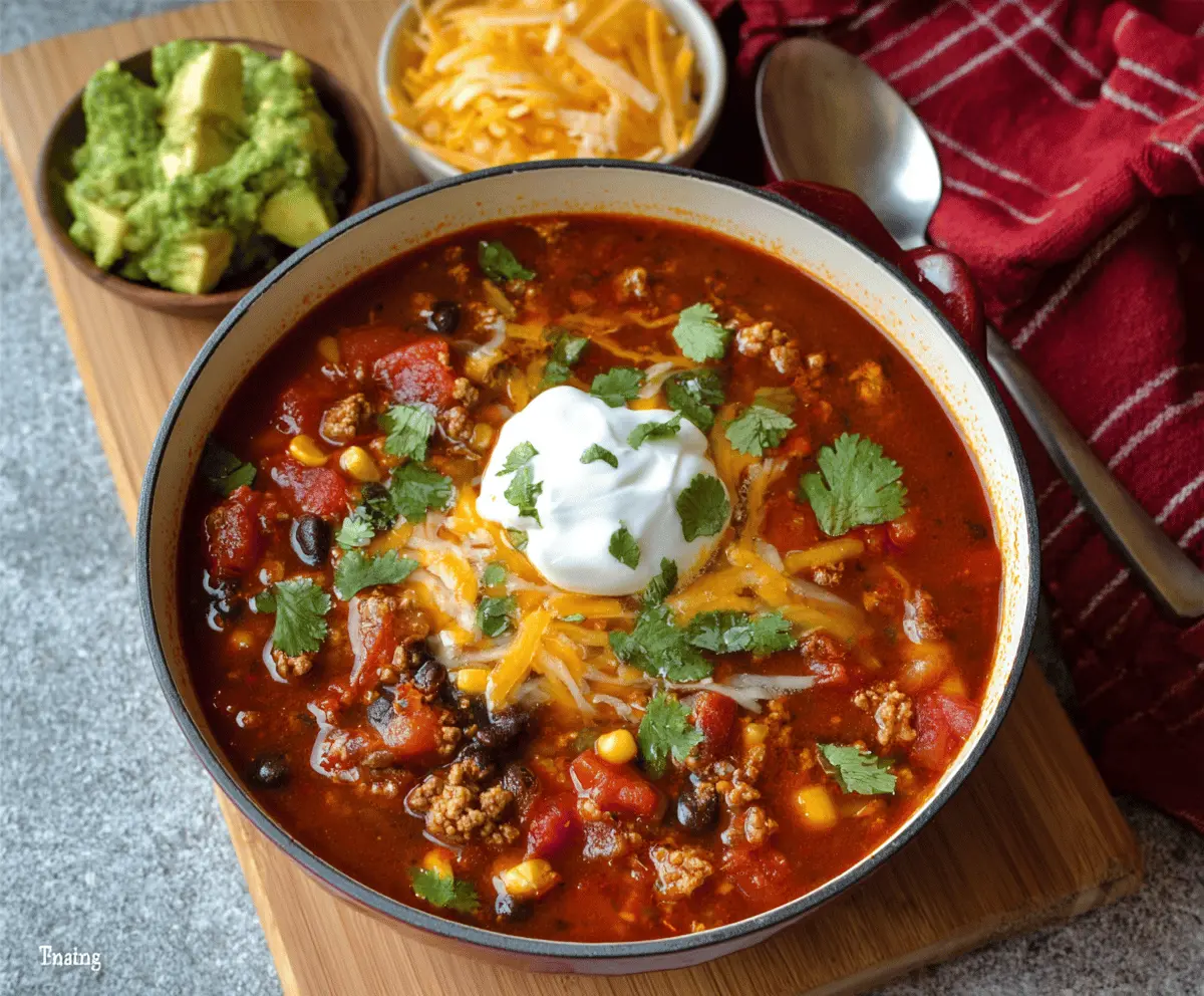 Turkey Taco Soup