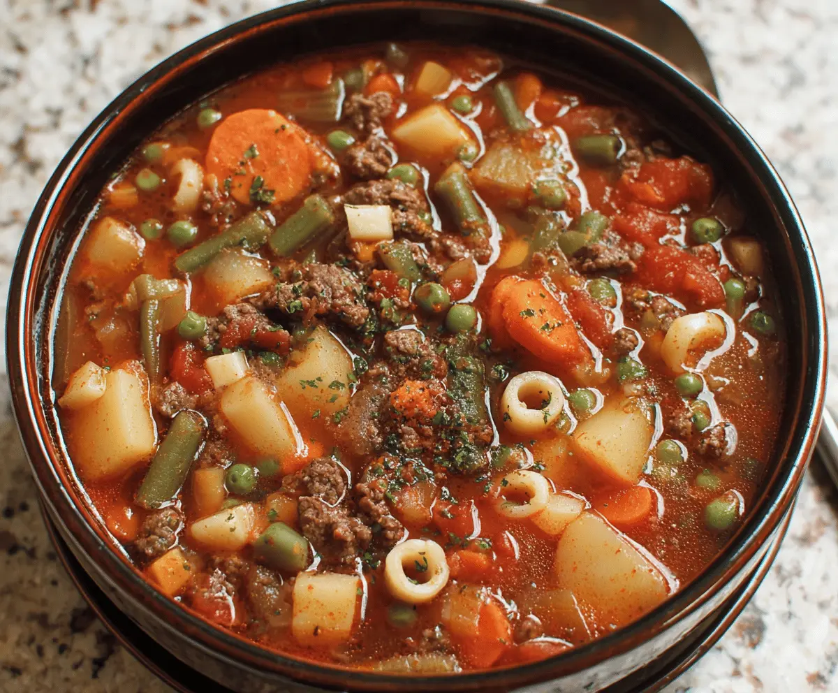 Vegetable Beef Soup