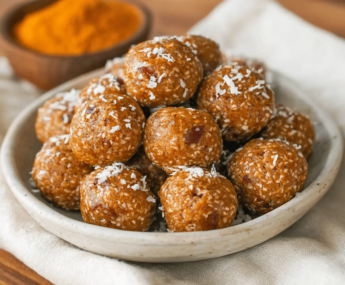 Date-Sweetened Pumpkin Protein Balls
