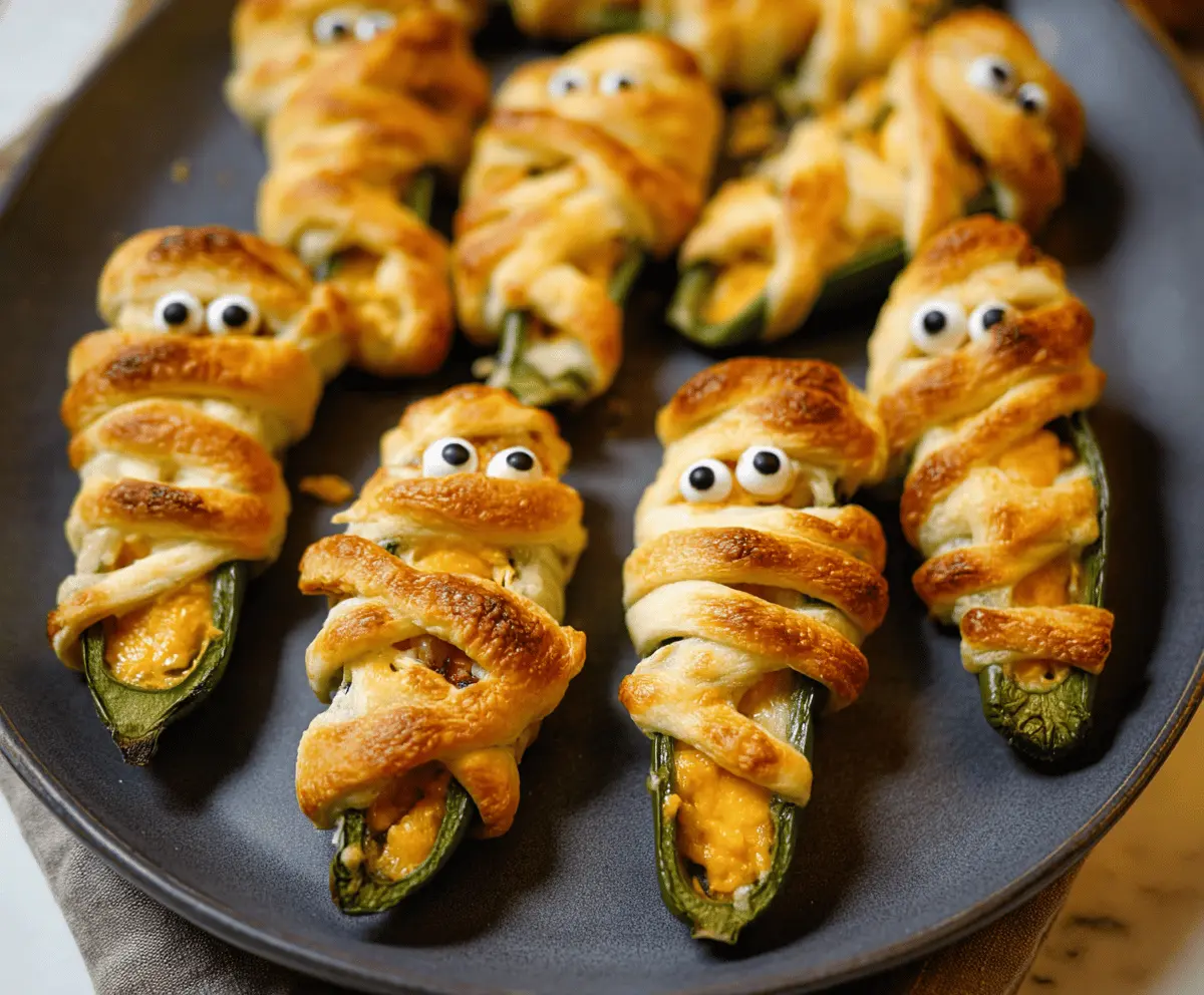 Mummy Jalapeño Poppers