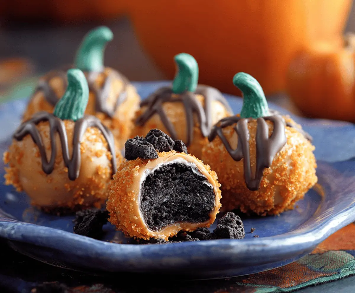 Pumpkin Oreo Truffles