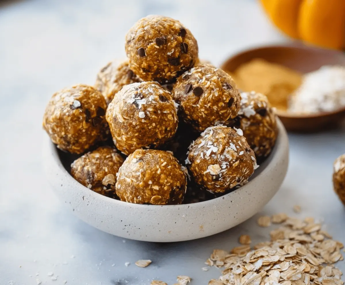Pumpkin Pie Protein Balls