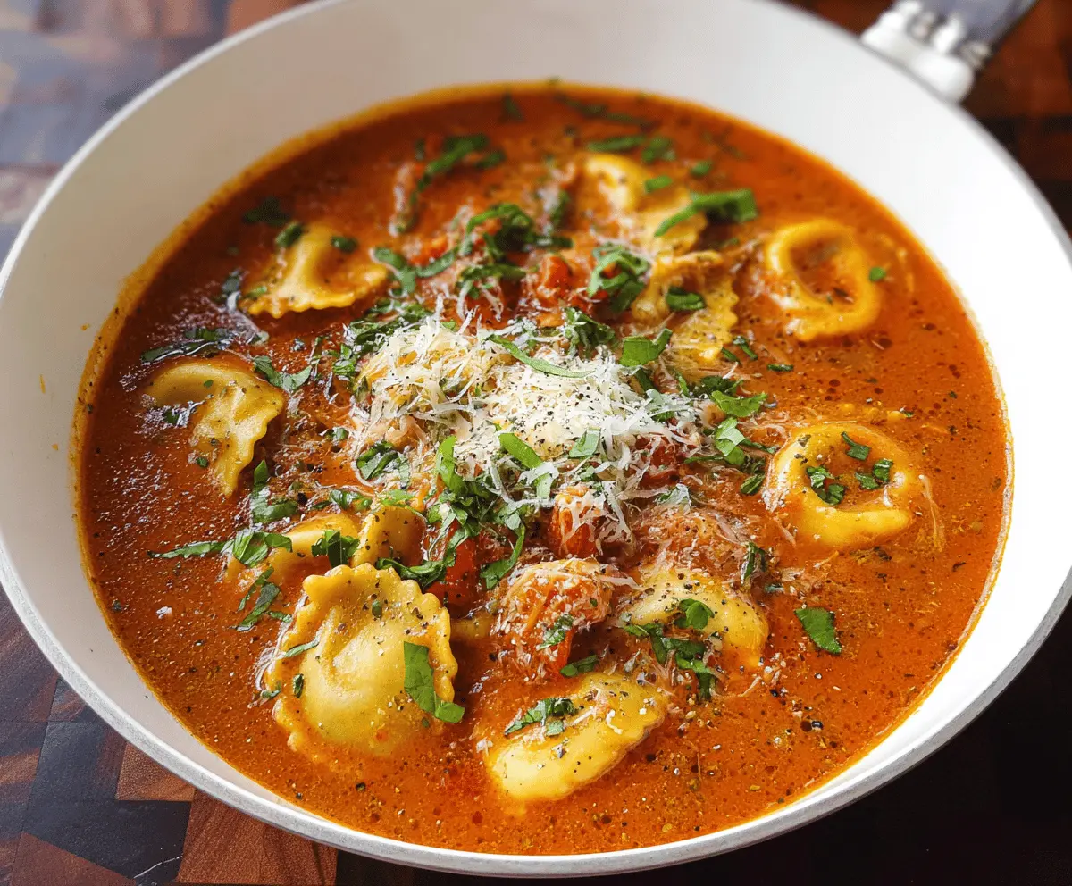 Ravioli Soup