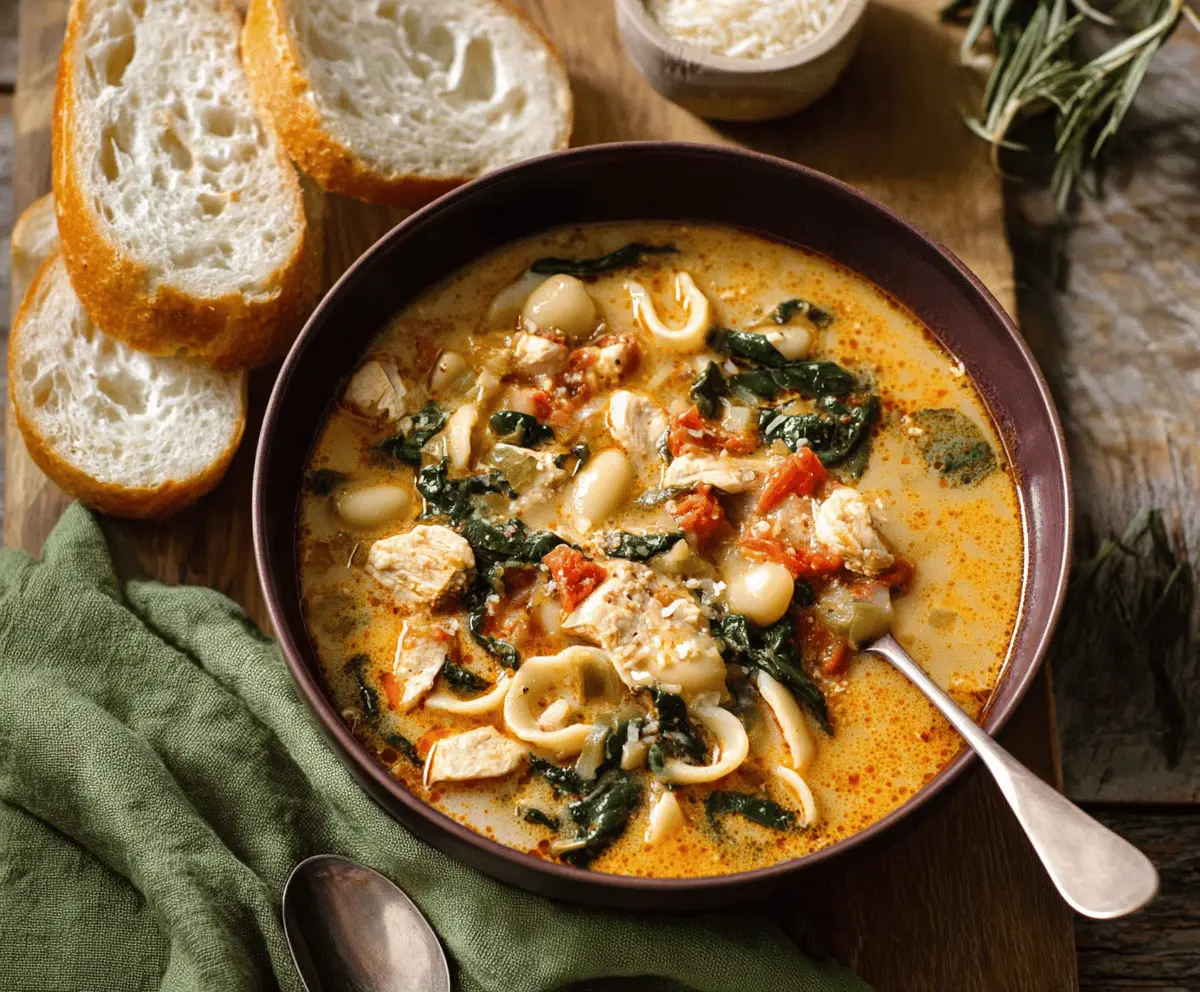 Tuscan Chicken Soup