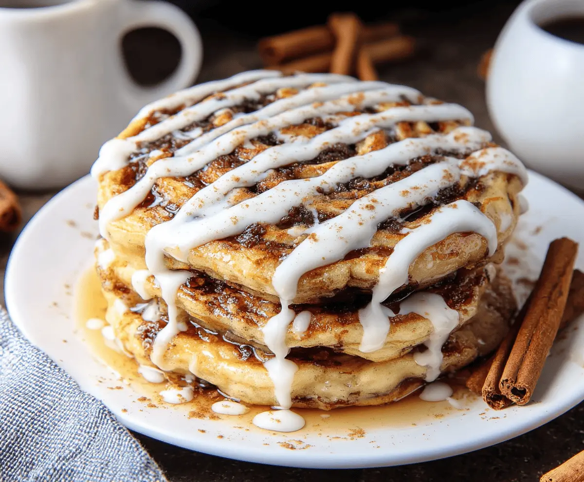 Cinnamon Roll Pancakes