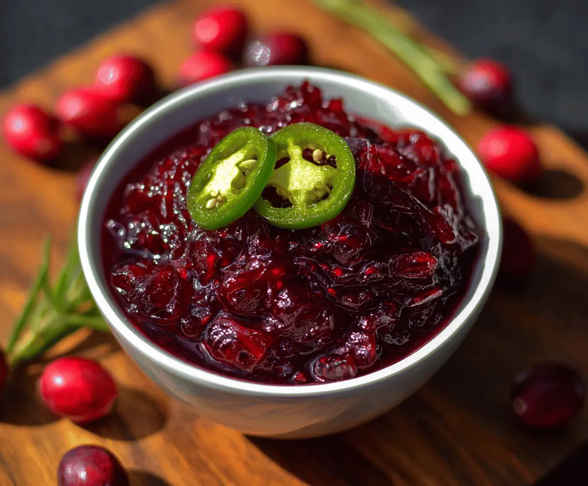 Cranberry Jalapeno Sauce