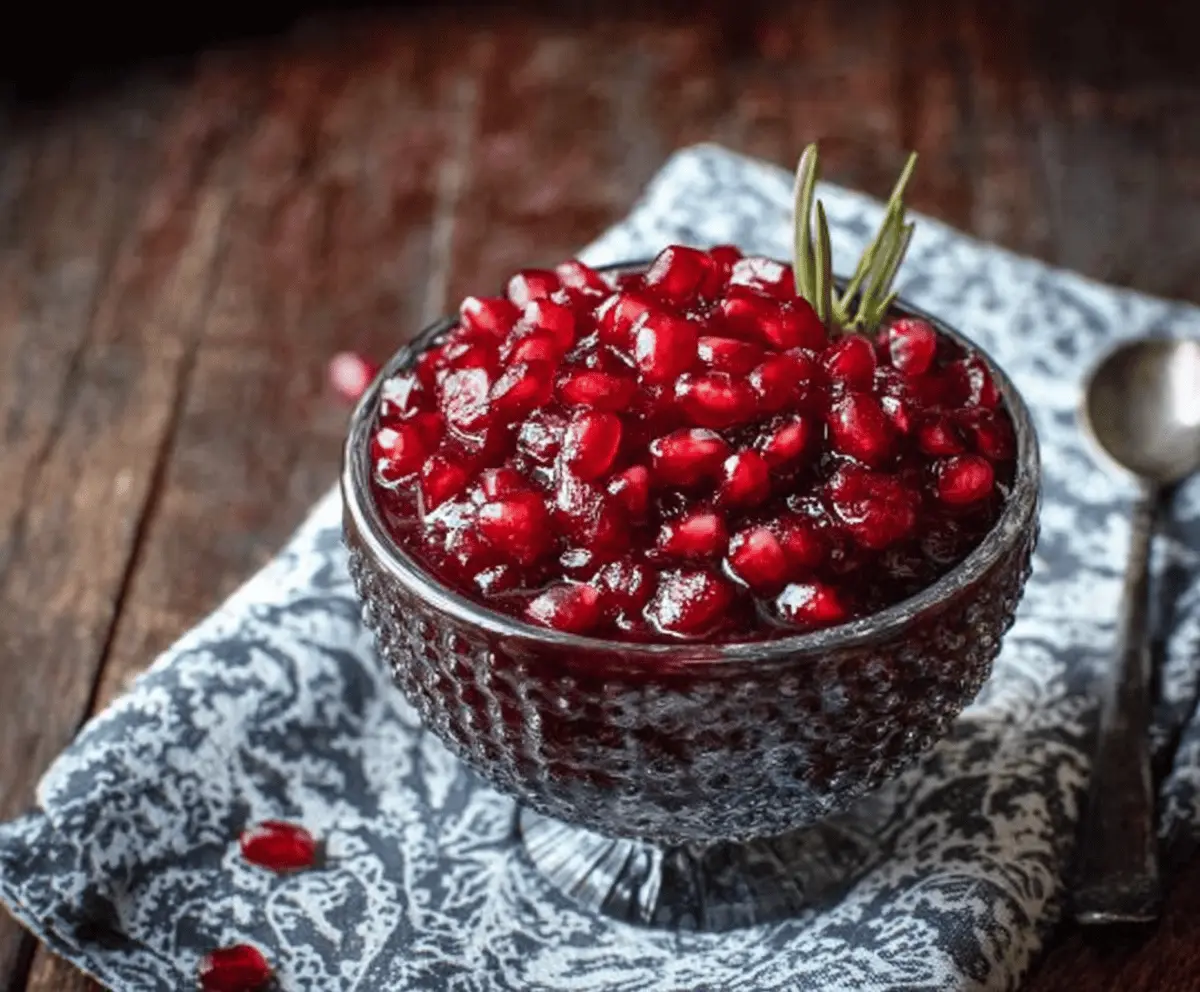 Cranberry Pomegranate Sauce
