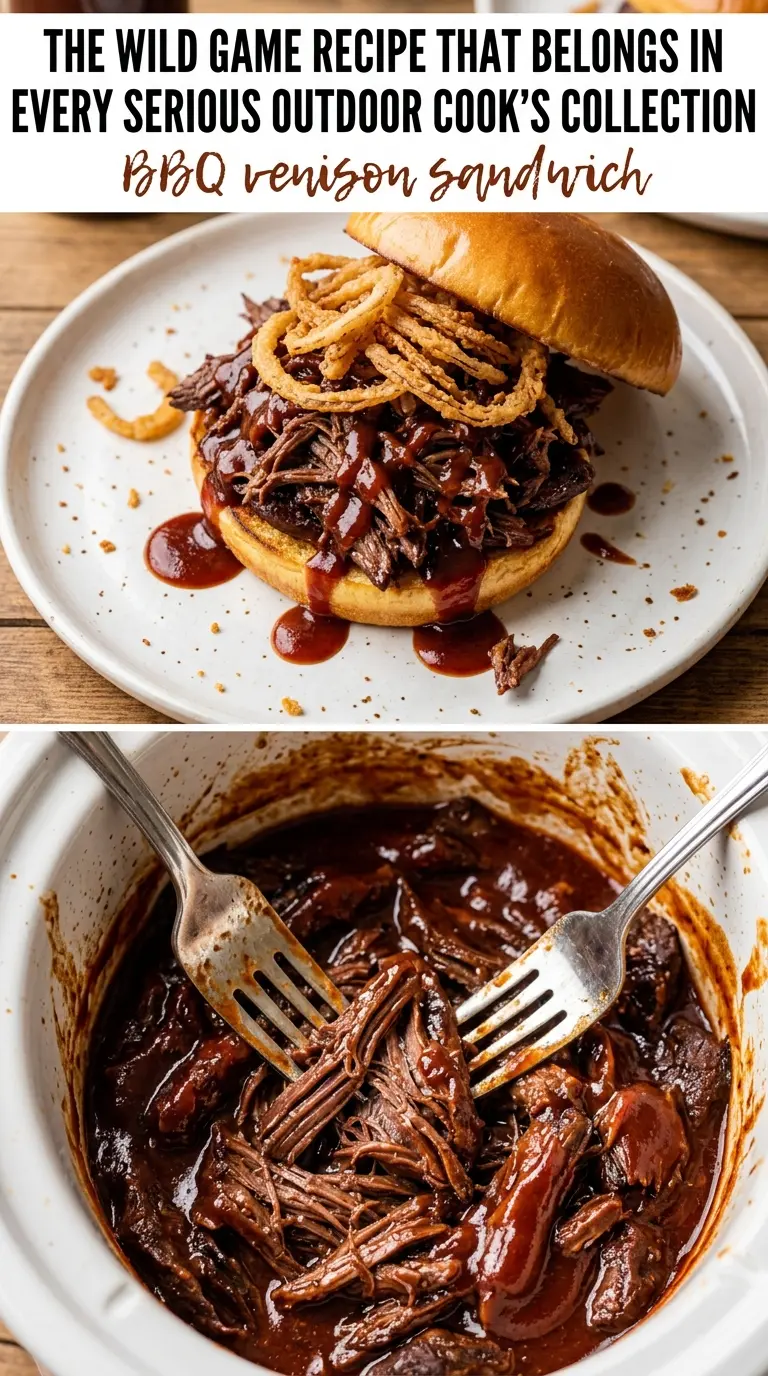bbq venison sandwich cooked grilled