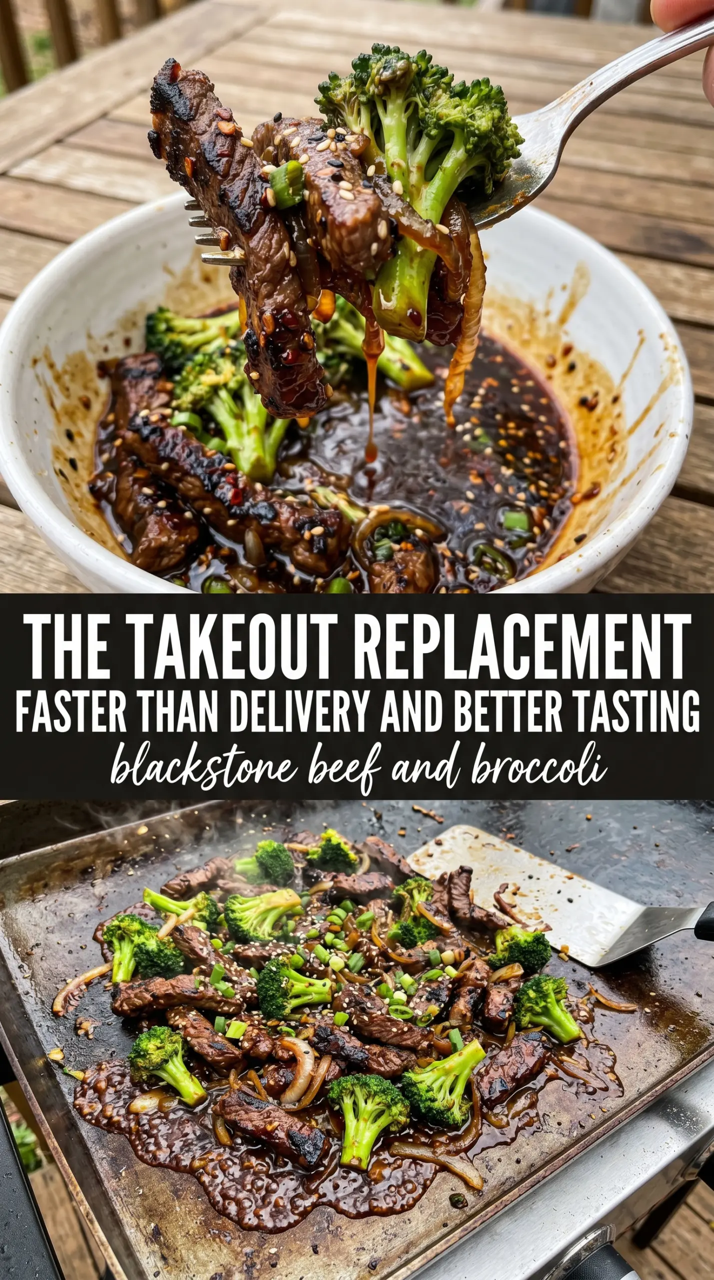 blackstone beef and broccoli cooked tender