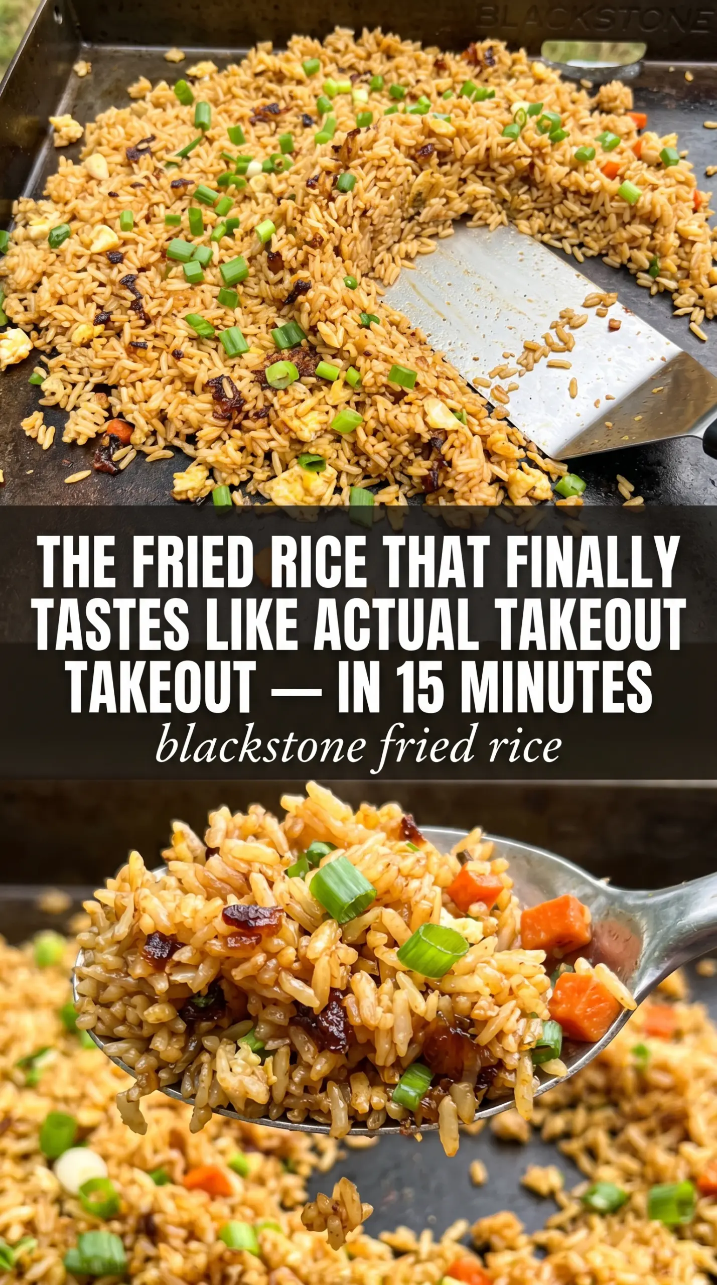 blackstone fried rice cooked tender