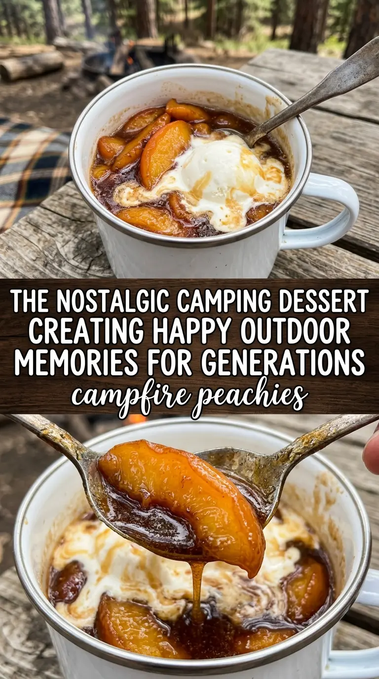 Campfire Peachies peach pie iron, golden toasted