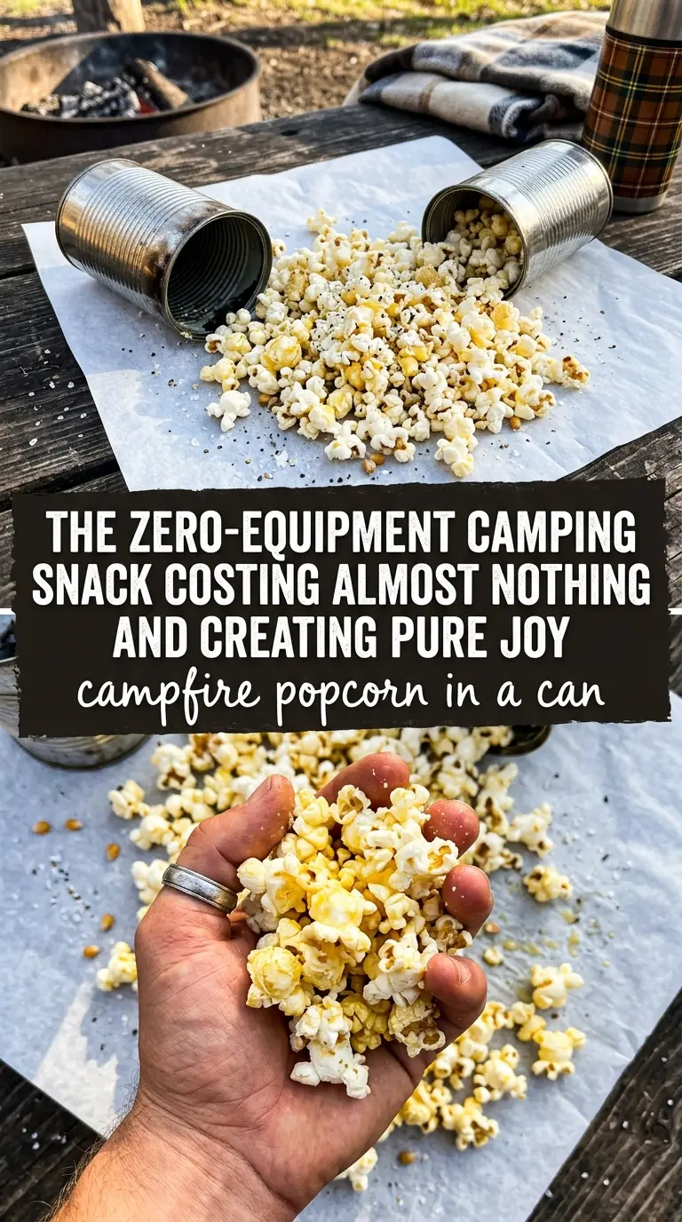 Campfire Popcorn in a Can crunchy smoky