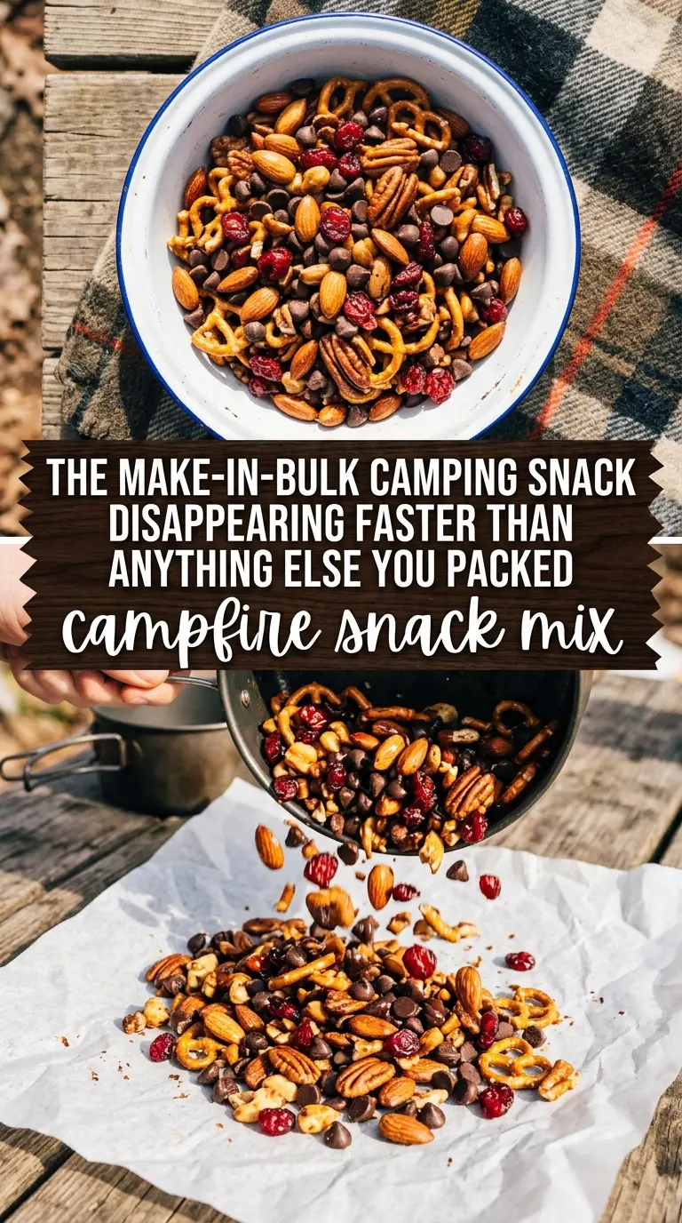 Campfire Snack Mix golden toasted crunchy
