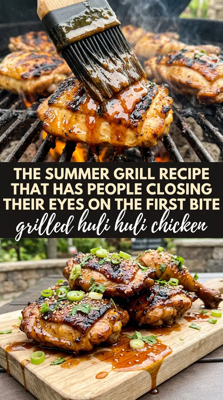 Grilled Huli Huli Chicken caramelized sticky Hawaiian
