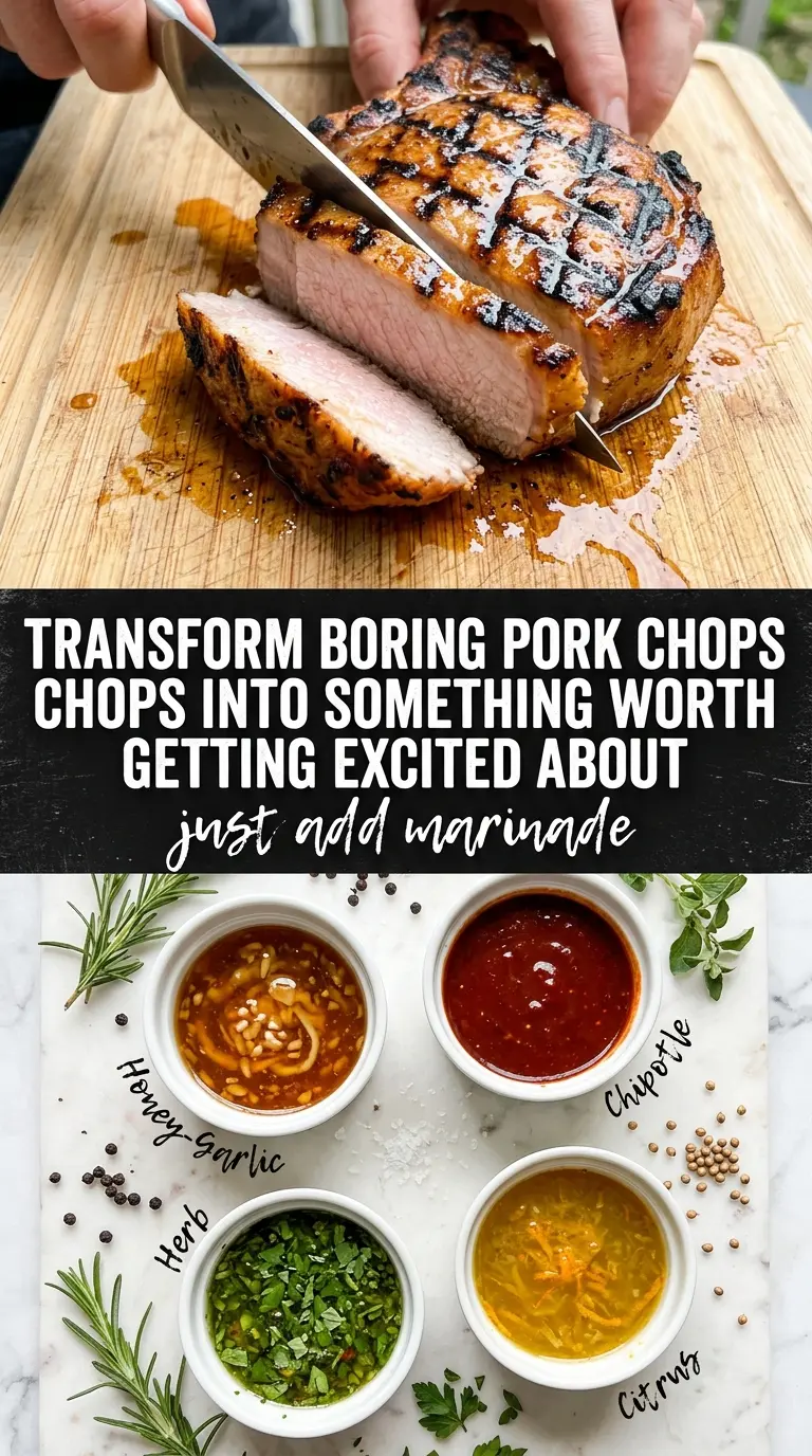 Quick & Easy Pork Chop Marinades juicy grilled savory
