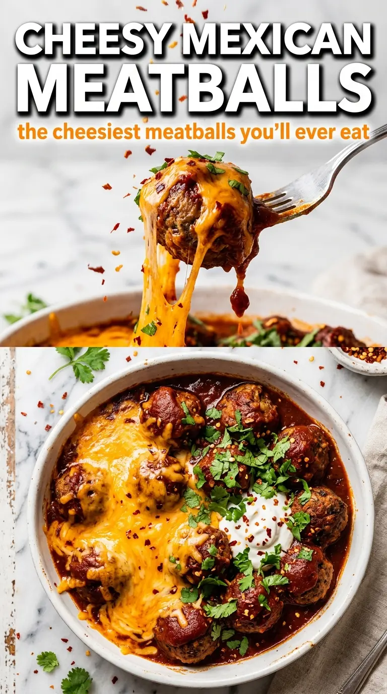 Cheesy Mexican Meatballs cheesy stuffed Tex-Mex