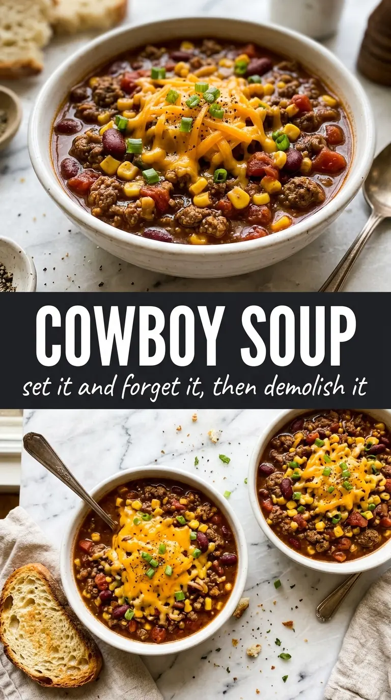 Cowboy Soup hearty beefy potatoes