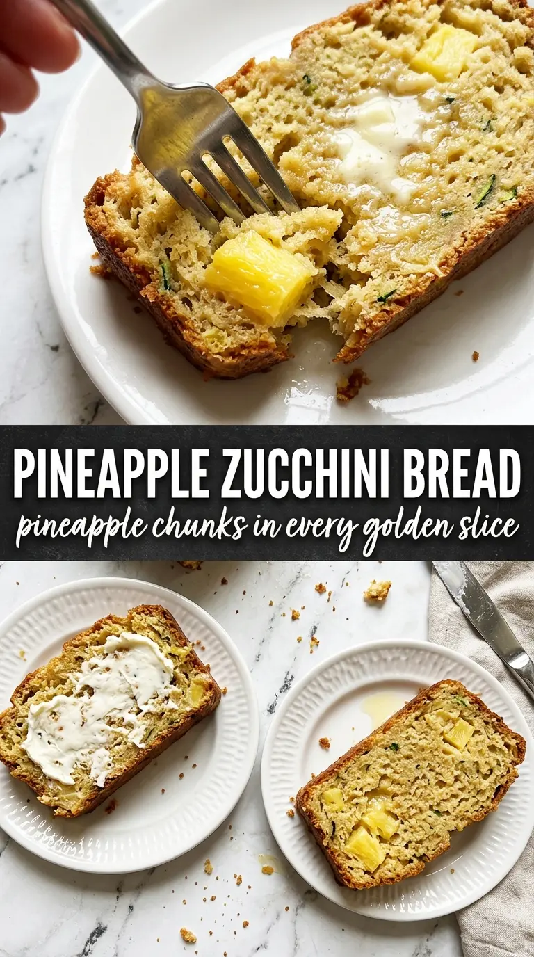 Pineapple zucchini bread tropical quick bread