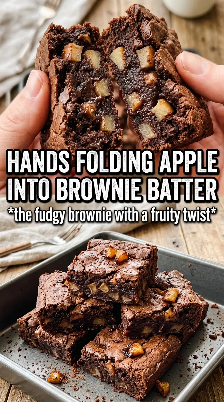 Apple brownies fudgy cinnamon-apple bars