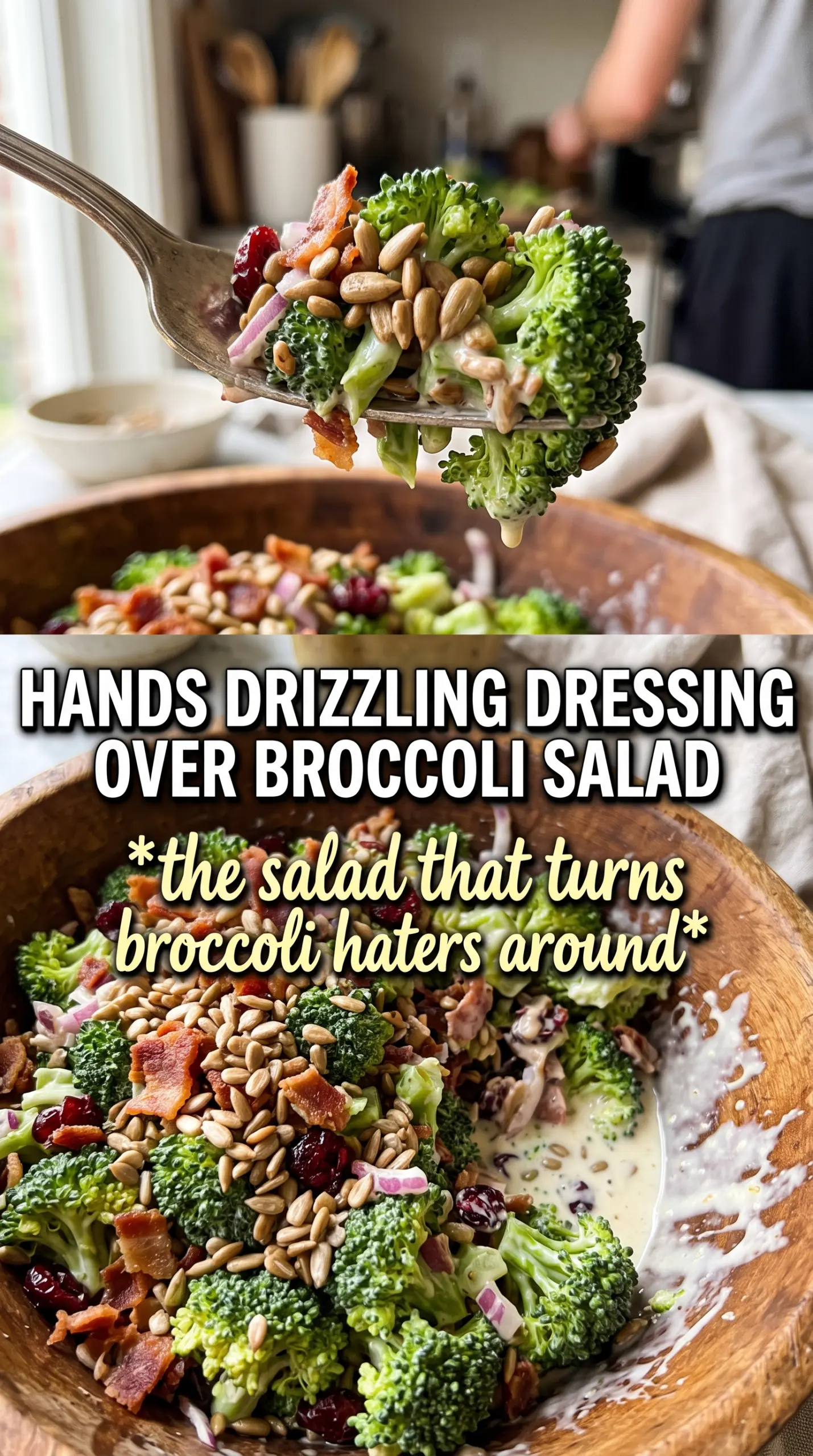 Broccoli Bacon Salad crisp creamy colorful