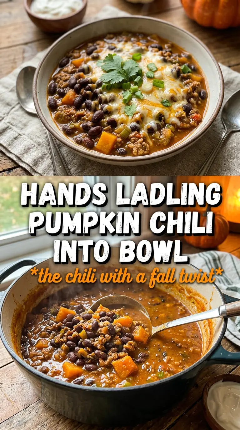 Pumpkin chili hearty creamy